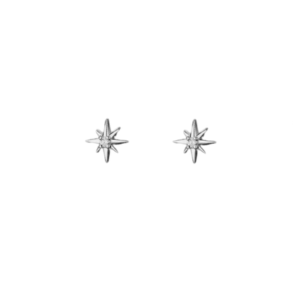 Sienna Star Stud - Silver